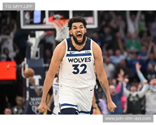 唐斯外线接球命中,森林狼扩大领先优势